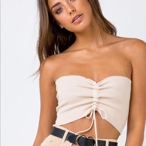 Princess polly scrunch tube top